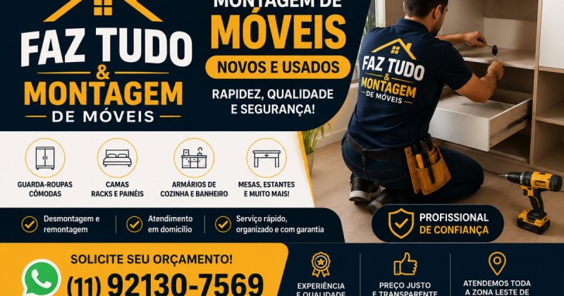 Montagem de Móveis em São Paulo
